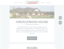 Tablet Screenshot of cricklewoodhouse.co.nz
